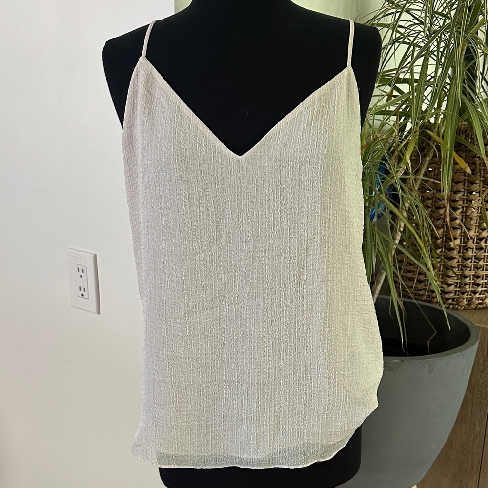 Babaton Women’s Crinkle Cami Spaghetti Strap - Large